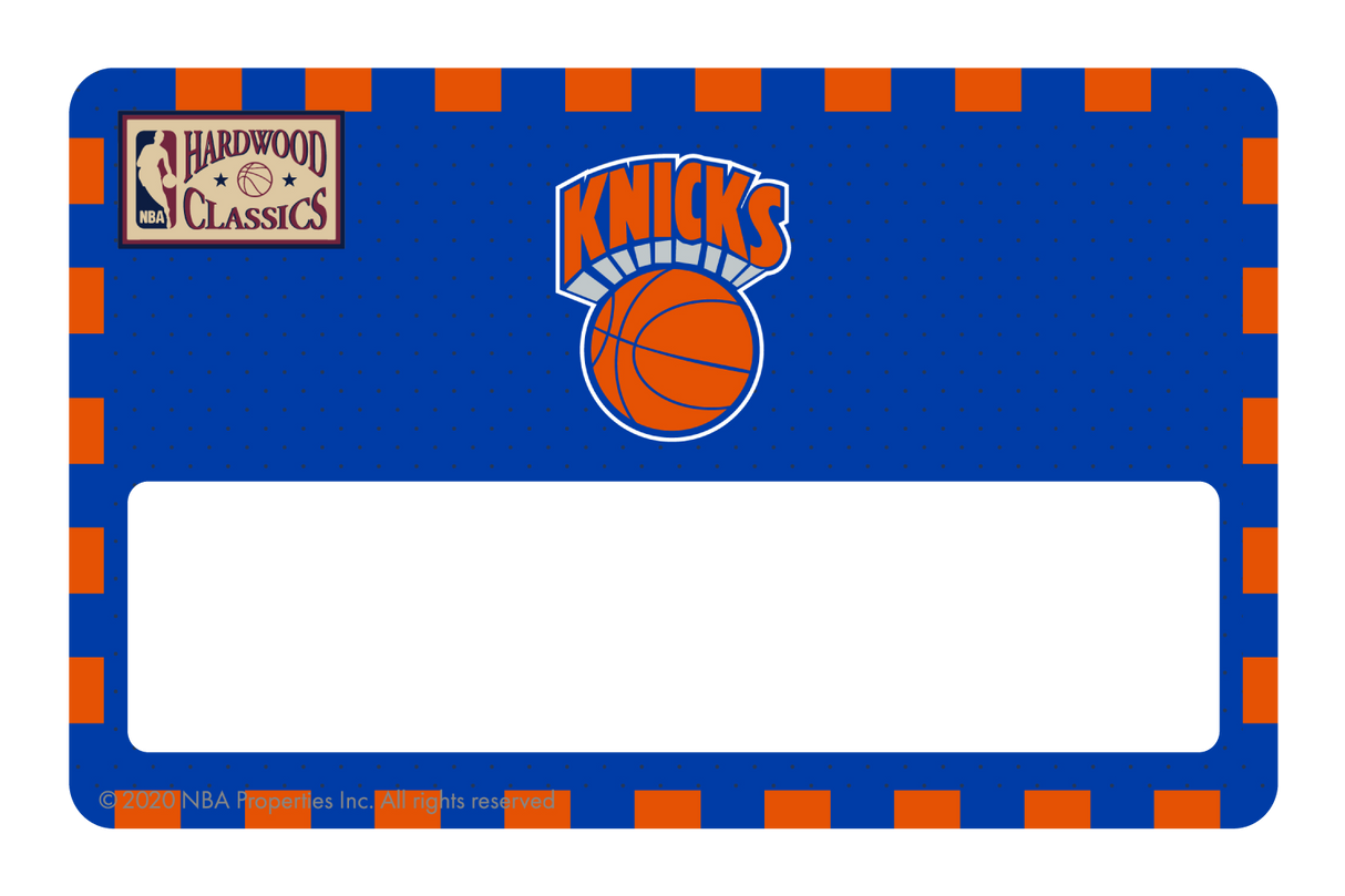 New York Knicks: Away Hardwood Classics - Card Covers - NBALAB - CUCU Covers