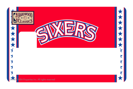 Philadelphia 76ers: Home Warmups Hardwood Classics - Card Covers - NBALAB - CUCU Covers