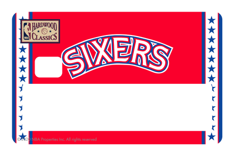 Philadelphia 76ers: Home Warmups Hardwood Classics - Card Covers - NBALAB - CUCU Covers