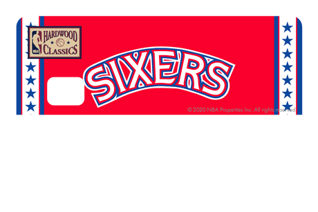 Philadelphia 76ers: Home Warmups Hardwood Classics - Card Covers - NBALAB - CUCU Covers