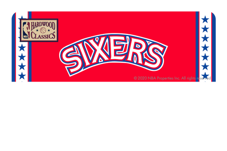 Philadelphia 76ers: Home Warmups Hardwood Classics - Card Covers - NBALAB - CUCU Covers