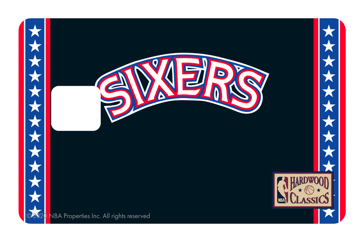 Philadelphia 76ers: Away Warmups Hardwood Classics - Card Covers - NBALAB - CUCU Covers