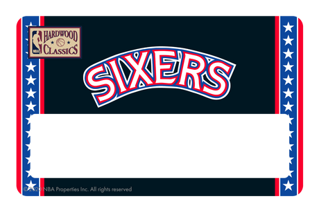 Philadelphia 76ers: Away Warmups Hardwood Classics - Card Covers - NBALAB - CUCU Covers