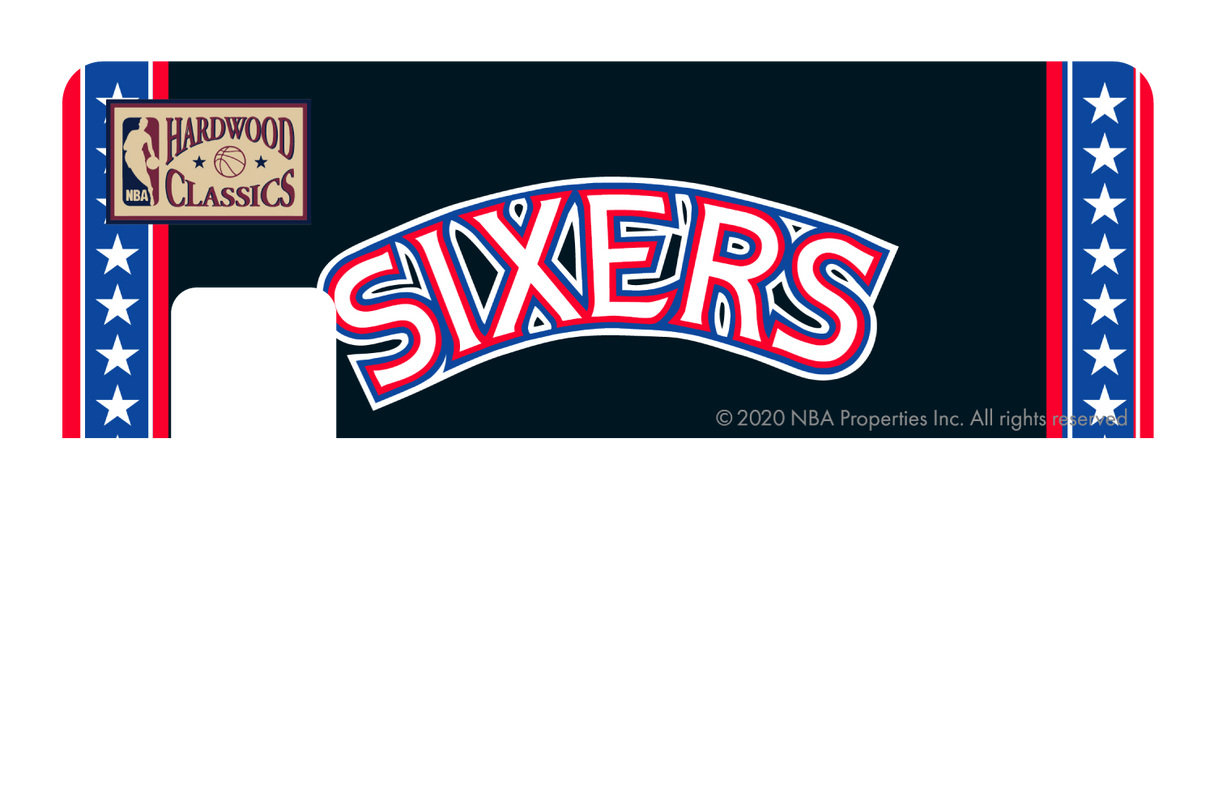 Philadelphia 76ers: Away Warmups Hardwood Classics - Card Covers - NBALAB - CUCU Covers