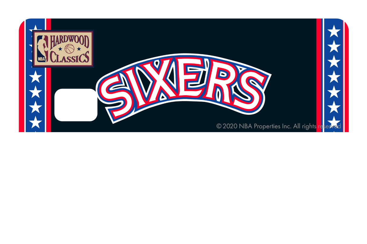 Philadelphia 76ers: Away Warmups Hardwood Classics - Card Covers - NBALAB - CUCU Covers