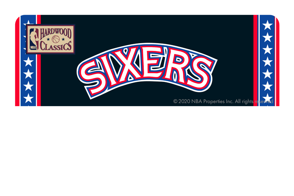 Philadelphia 76ers: Away Warmups Hardwood Classics - Card Covers - NBALAB - CUCU Covers