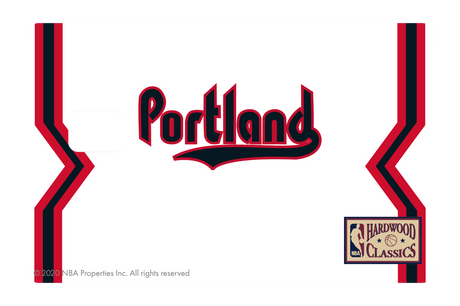 Portland Trailblazers: Home Warmups Hardwood Classics - Card Covers - NBALAB - CUCU Covers