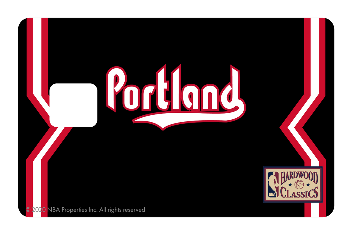 Portland Trailblazers: Away Warmups Hardwood Classics - Card Covers - NBALAB - CUCU Covers