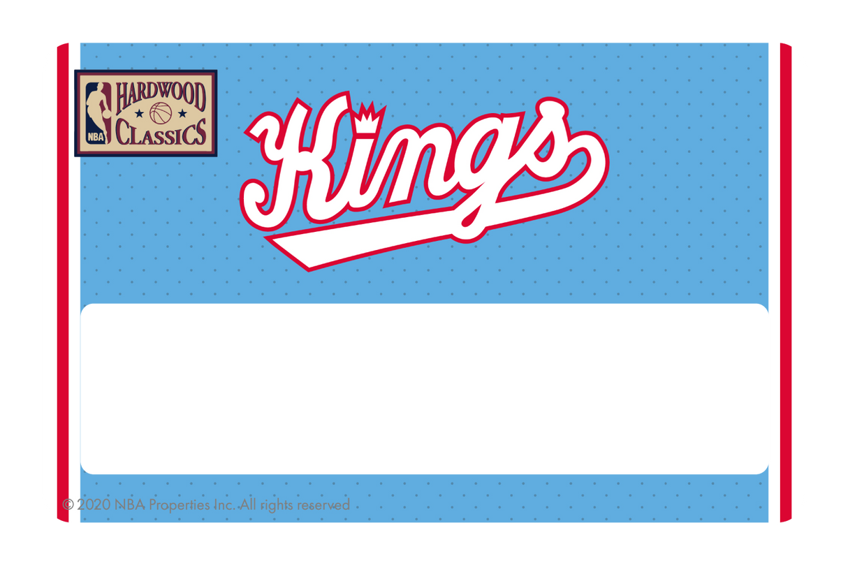 Sacramento Kings: Away Hardwood Classics - Card Covers - NBALAB - CUCU Covers