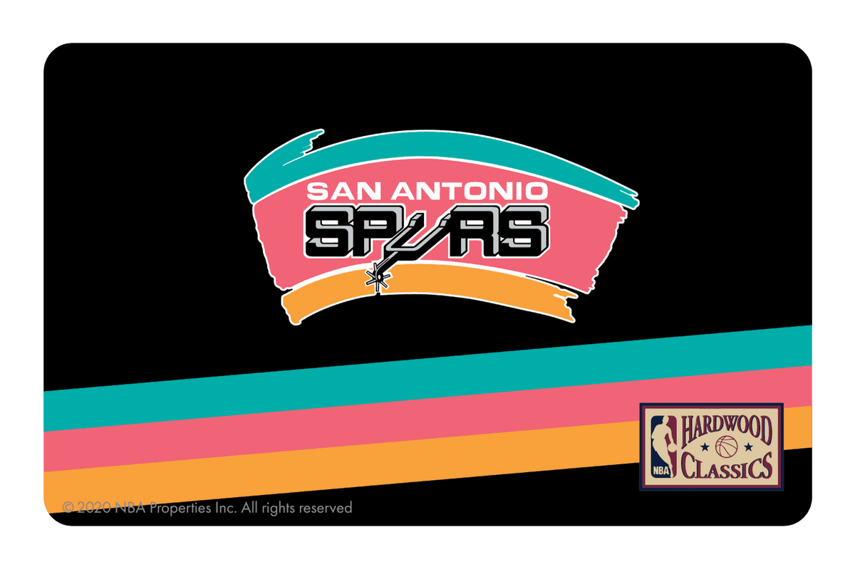 San Antonio Spurs: Away Warmups Hardwood Classics - Card Covers - NBALAB - CUCU Covers