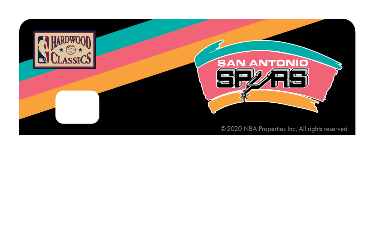 San Antonio Spurs: Away Warmups Hardwood Classics - Card Covers - NBALAB - CUCU Covers