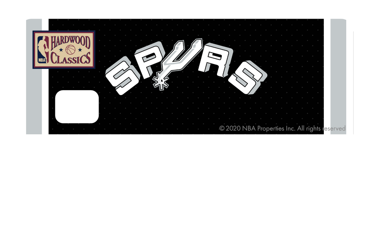 San Antonio Spurs: Away Hardwood Classics - Card Covers - NBALAB - CUCU Covers