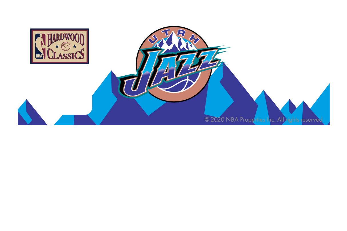 Utah Jazz: Home Warmups Hardwood Classics - Card Covers - NBALAB - CUCU Covers