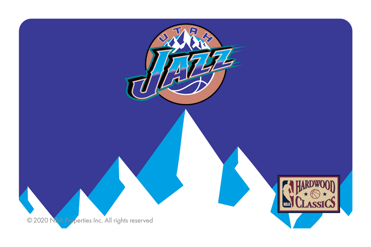 Utah Jazz: Away Warmups Hardwood Classics - Card Covers - NBALAB - CUCU Covers