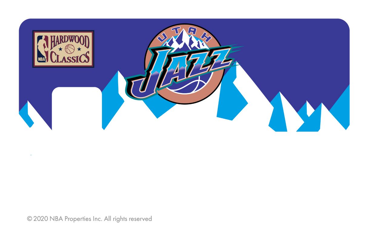 Utah Jazz: Away Warmups Hardwood Classics - Card Covers - NBALAB - CUCU Covers