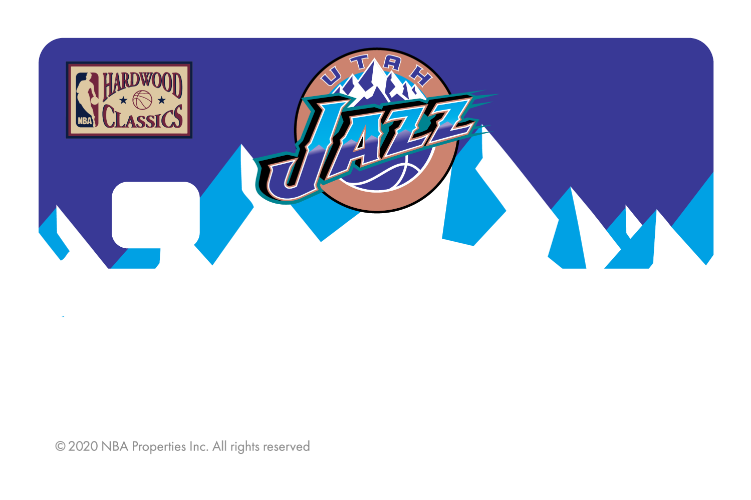 Utah Jazz: Away Warmups Hardwood Classics - Card Covers - NBALAB - CUCU Covers