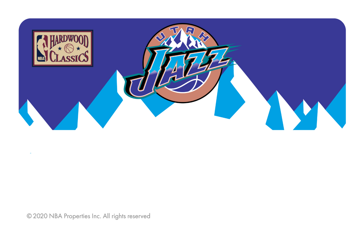 Utah Jazz: Away Warmups Hardwood Classics - Card Covers - NBALAB - CUCU Covers