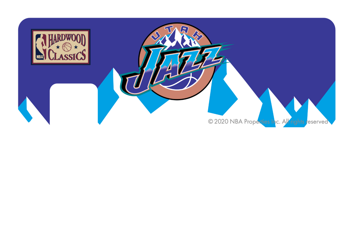 Utah Jazz: Away Warmups Hardwood Classics - Card Covers - NBALAB - CUCU Covers