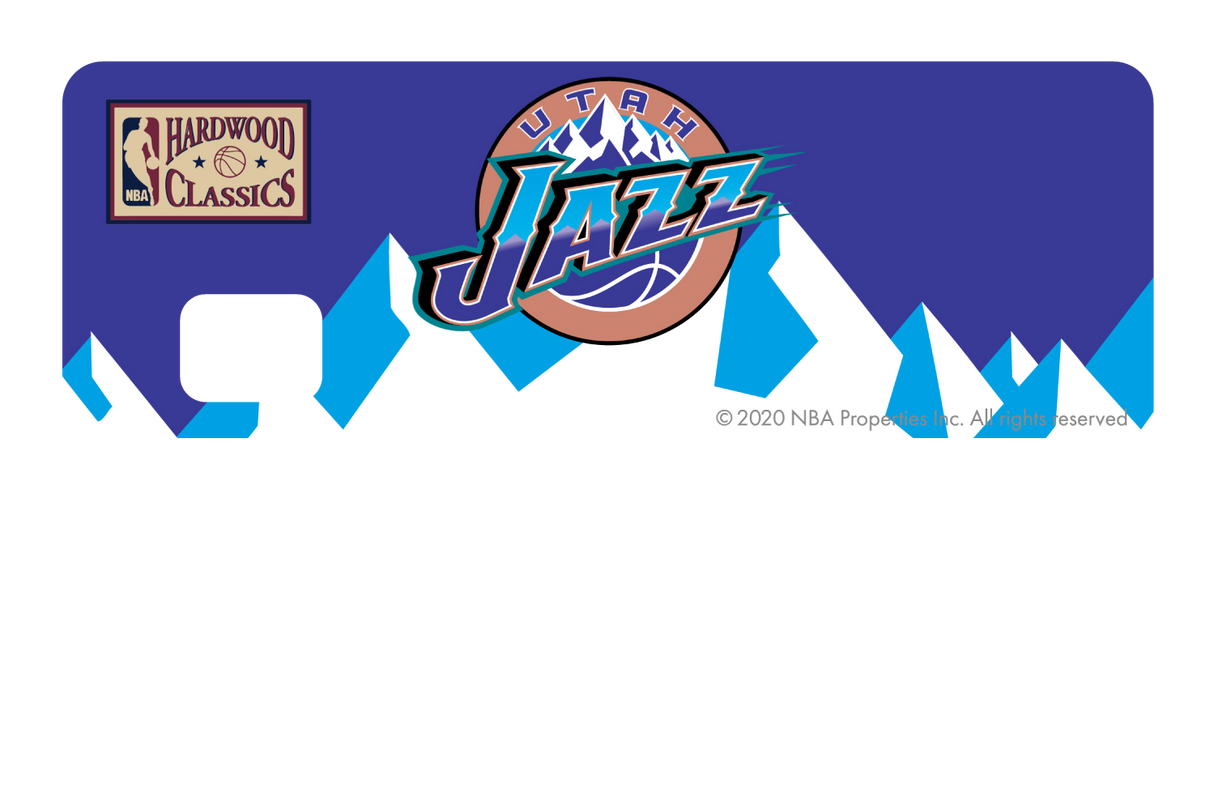 Utah Jazz: Away Warmups Hardwood Classics - Card Covers - NBALAB - CUCU Covers