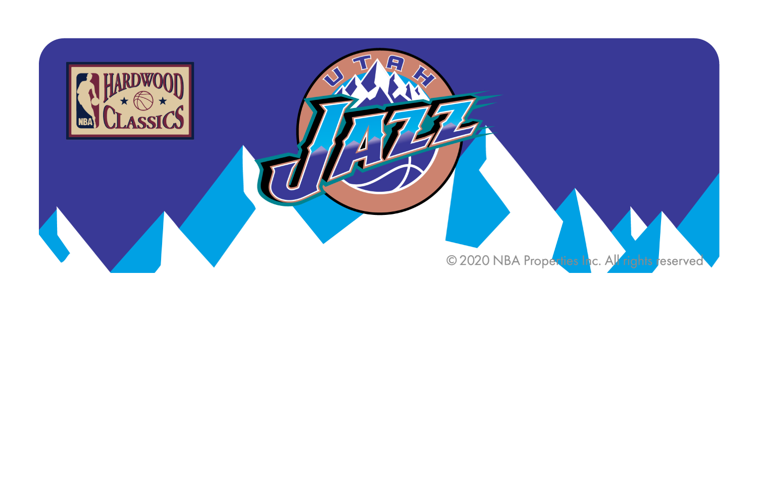 Utah Jazz: Away Warmups Hardwood Classics