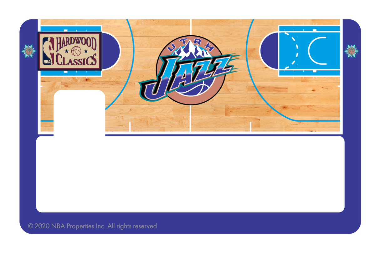 Utah Jazz: Retro Courtside Hardwood Classics - Card Covers - NBALAB - CUCU Covers