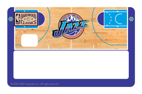 Utah Jazz: Retro Courtside Hardwood Classics - Card Covers - NBALAB - CUCU Covers
