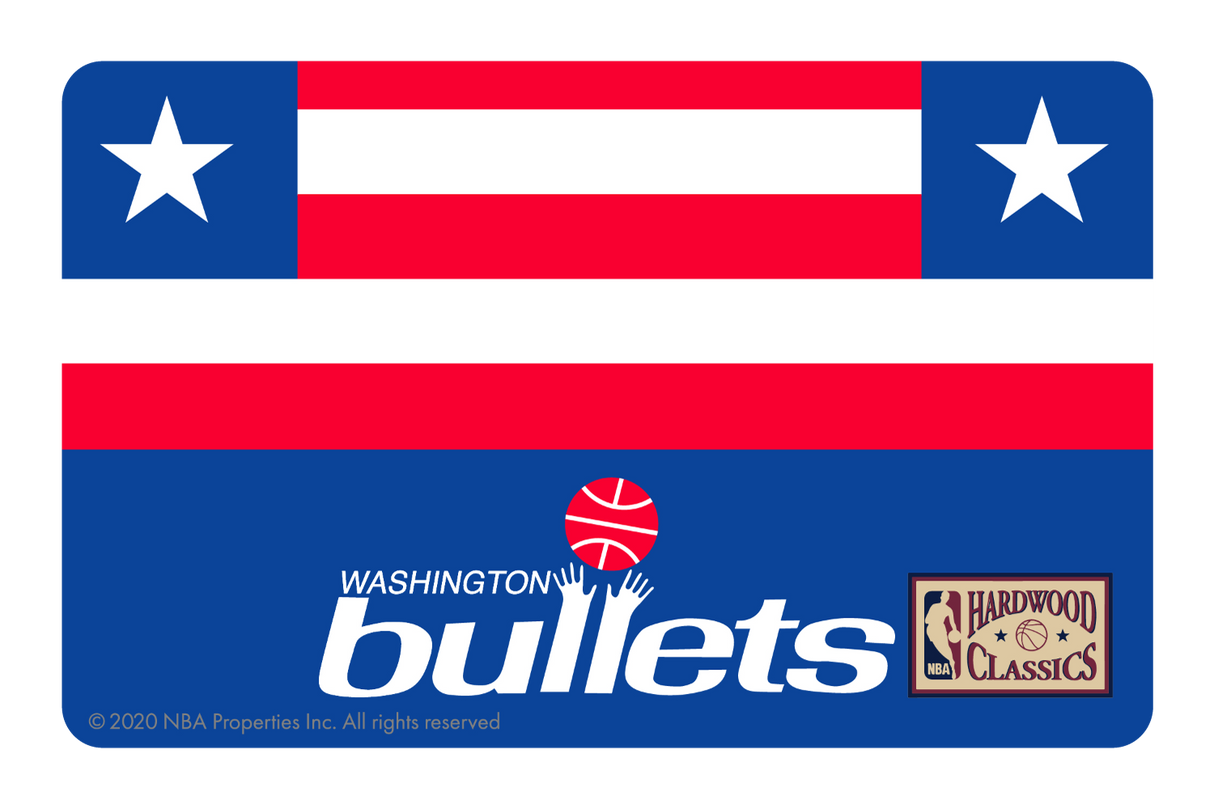 Washington Wizards: Away Warmups Hardwood Classics - Card Covers - NBALAB - CUCU Covers