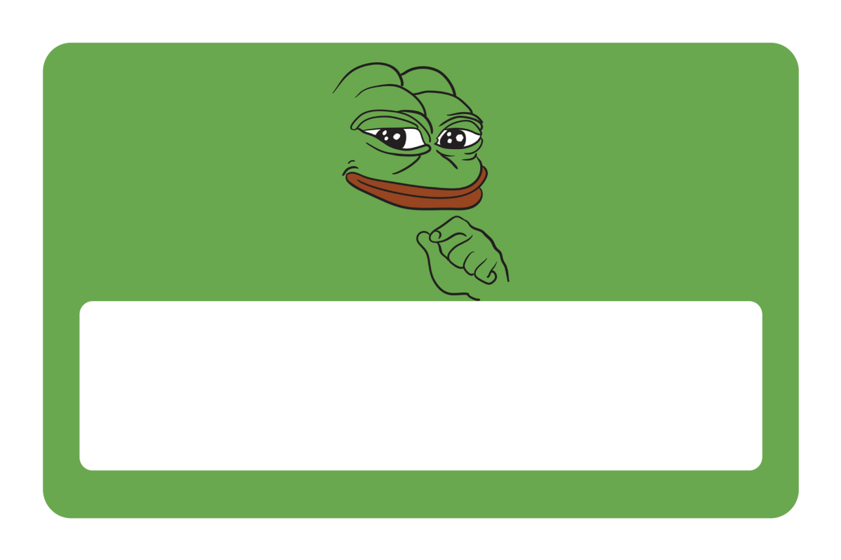 Smug Frog - Card Covers - Originals - CUCU Covers