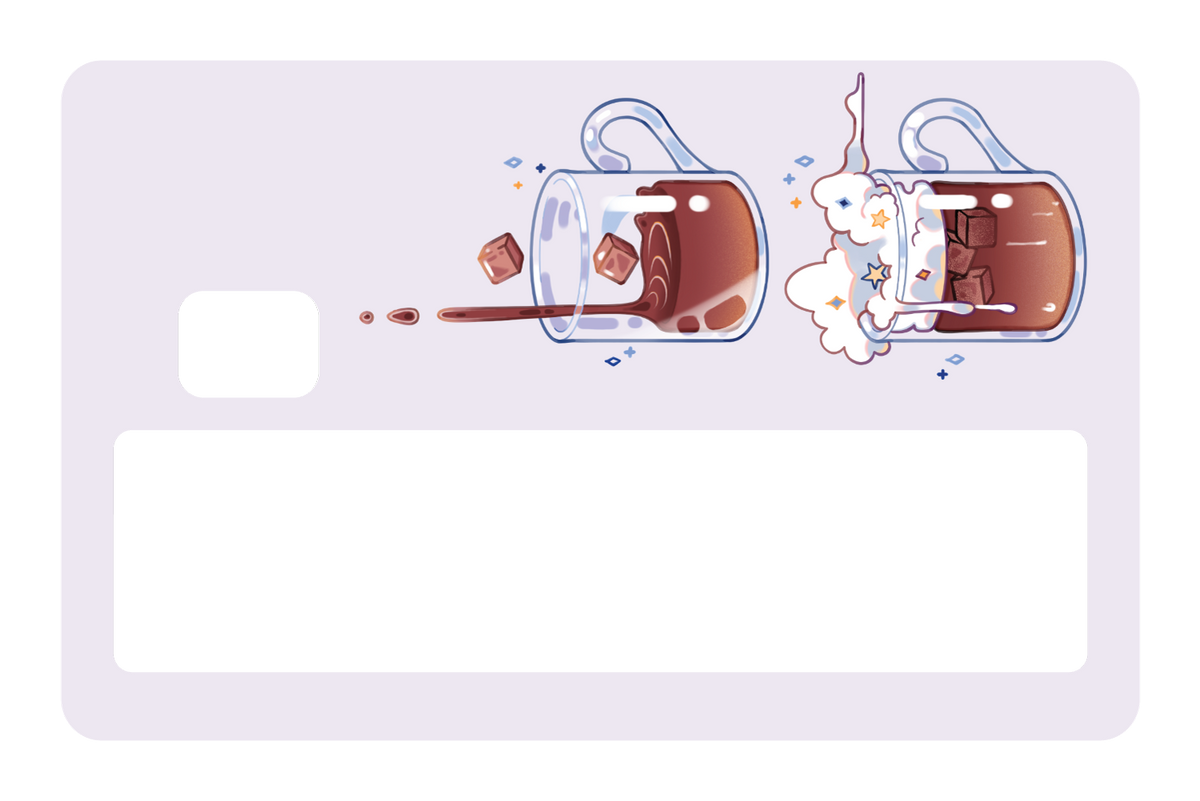 Iced Coffee - Card Covers - Teri Sky - CUCU Covers