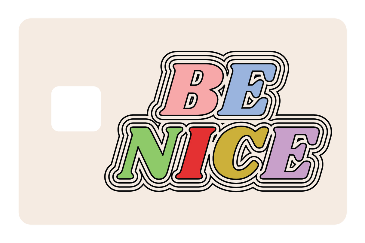 Be Nice - Card Covers - Quotes By Christie - CUCU Covers