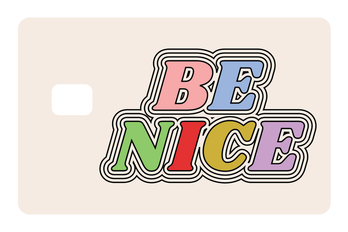 Be Nice - Card Covers - Quotes By Christie - CUCU Covers