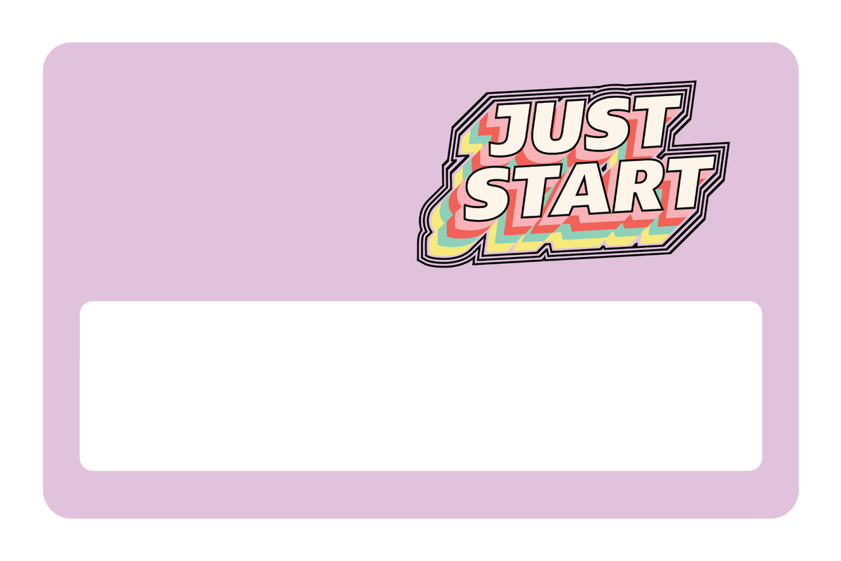 Just Start - Card Covers - Quotes By Christie - CUCU Covers