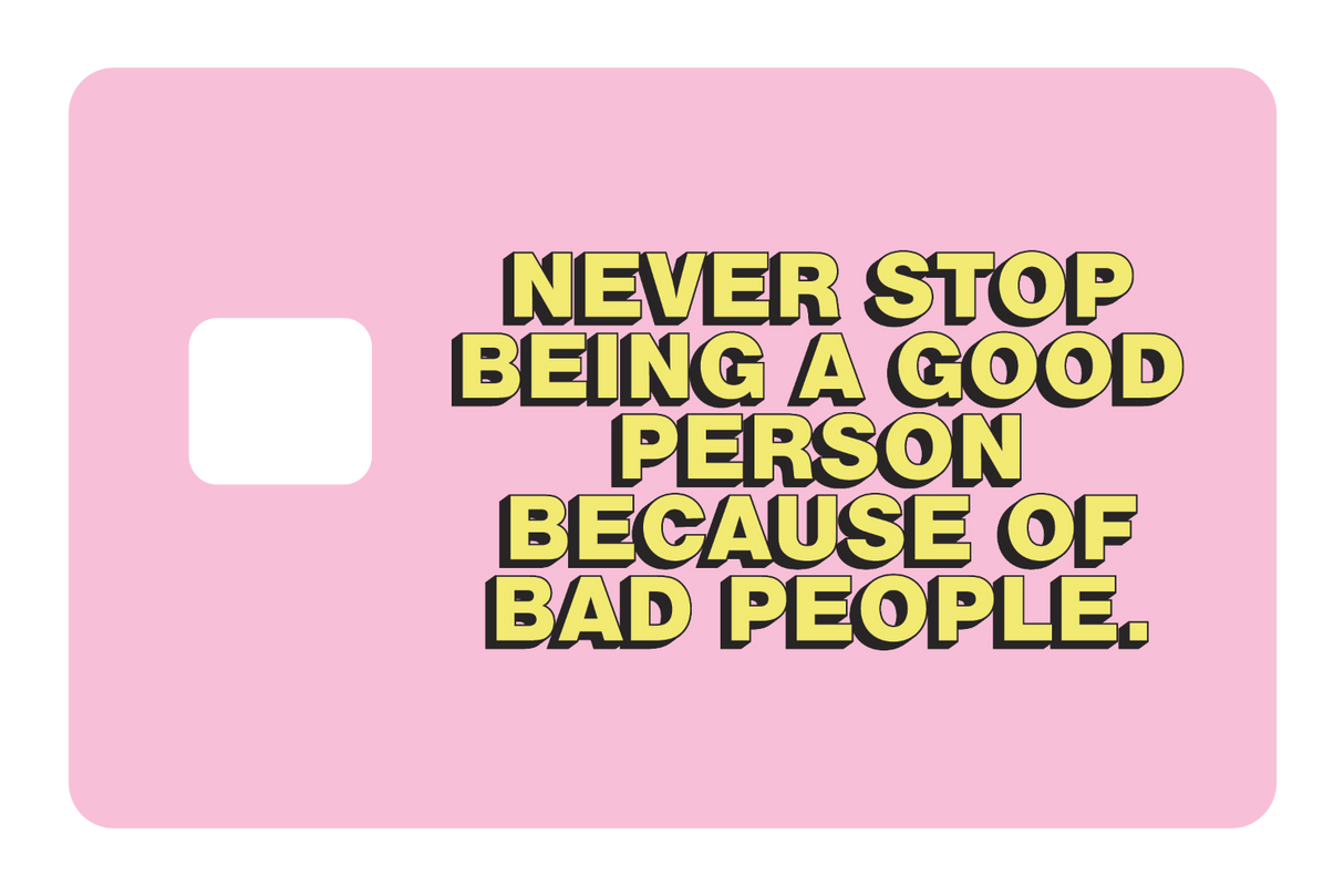 Never Stop - Card Covers - Quotes By Christie - CUCU Covers