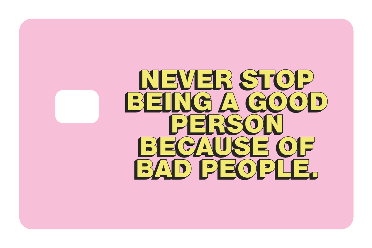 Never Stop - Card Covers - Quotes By Christie - CUCU Covers
