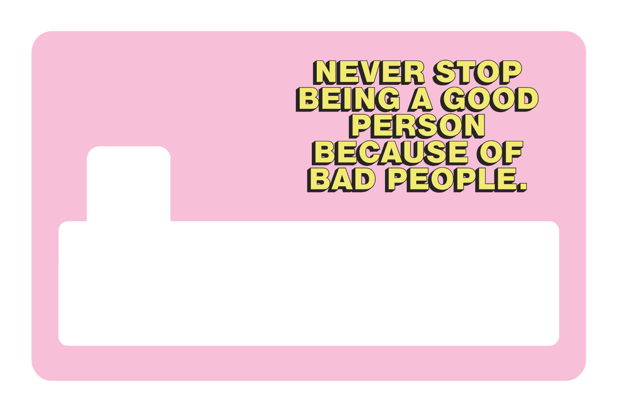 Never Stop - Card Covers - Quotes By Christie - CUCU Covers