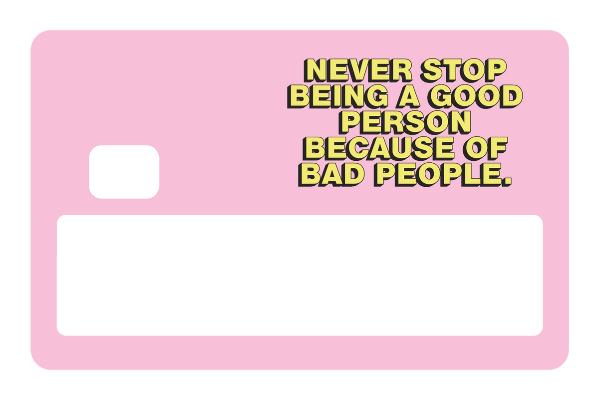 Never Stop - Card Covers - Quotes By Christie - CUCU Covers