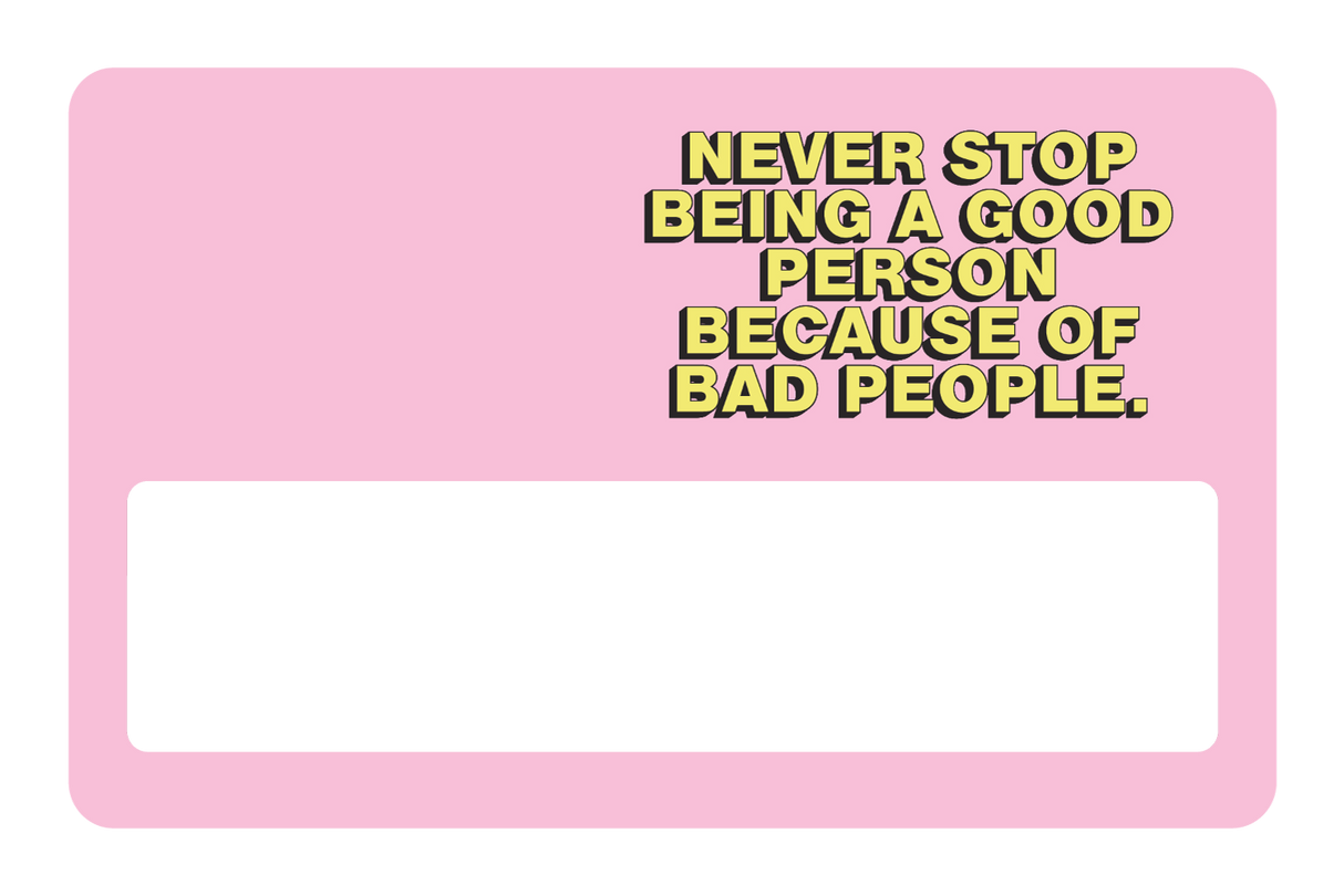 Never Stop - Card Covers - Quotes By Christie - CUCU Covers