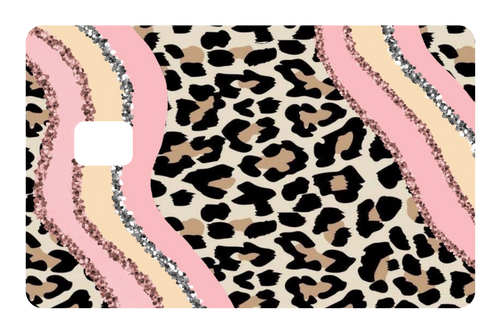 Pink Cheetah Glitter - Card Covers - Originals - CUCU Covers