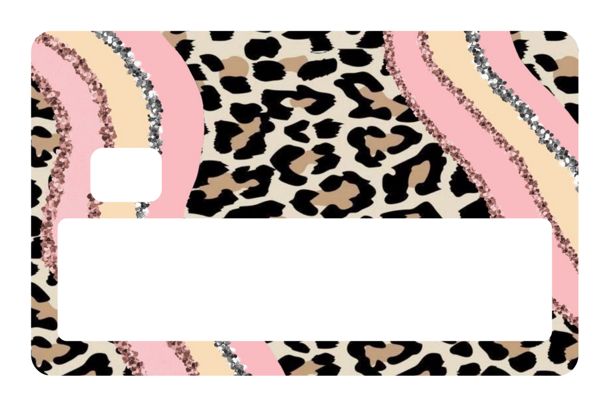 Pink Cheetah Glitter - Card Covers - Originals - CUCU Covers