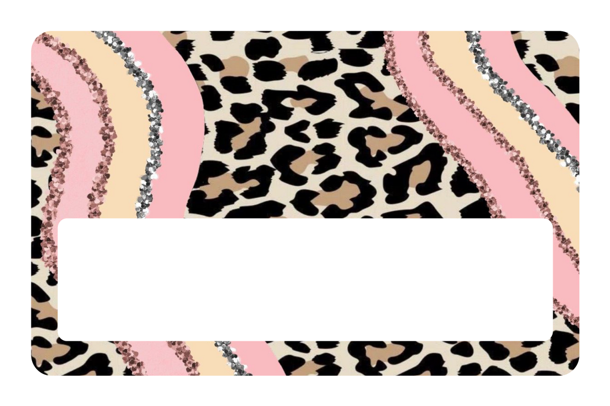 Pink Cheetah Glitter - Card Covers - Originals - CUCU Covers