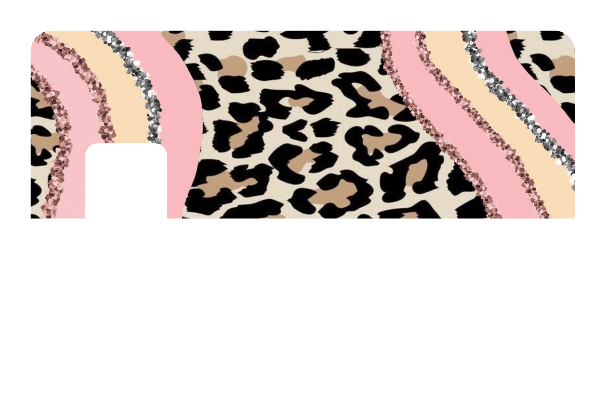 Pink Cheetah Glitter - Card Covers - Originals - CUCU Covers