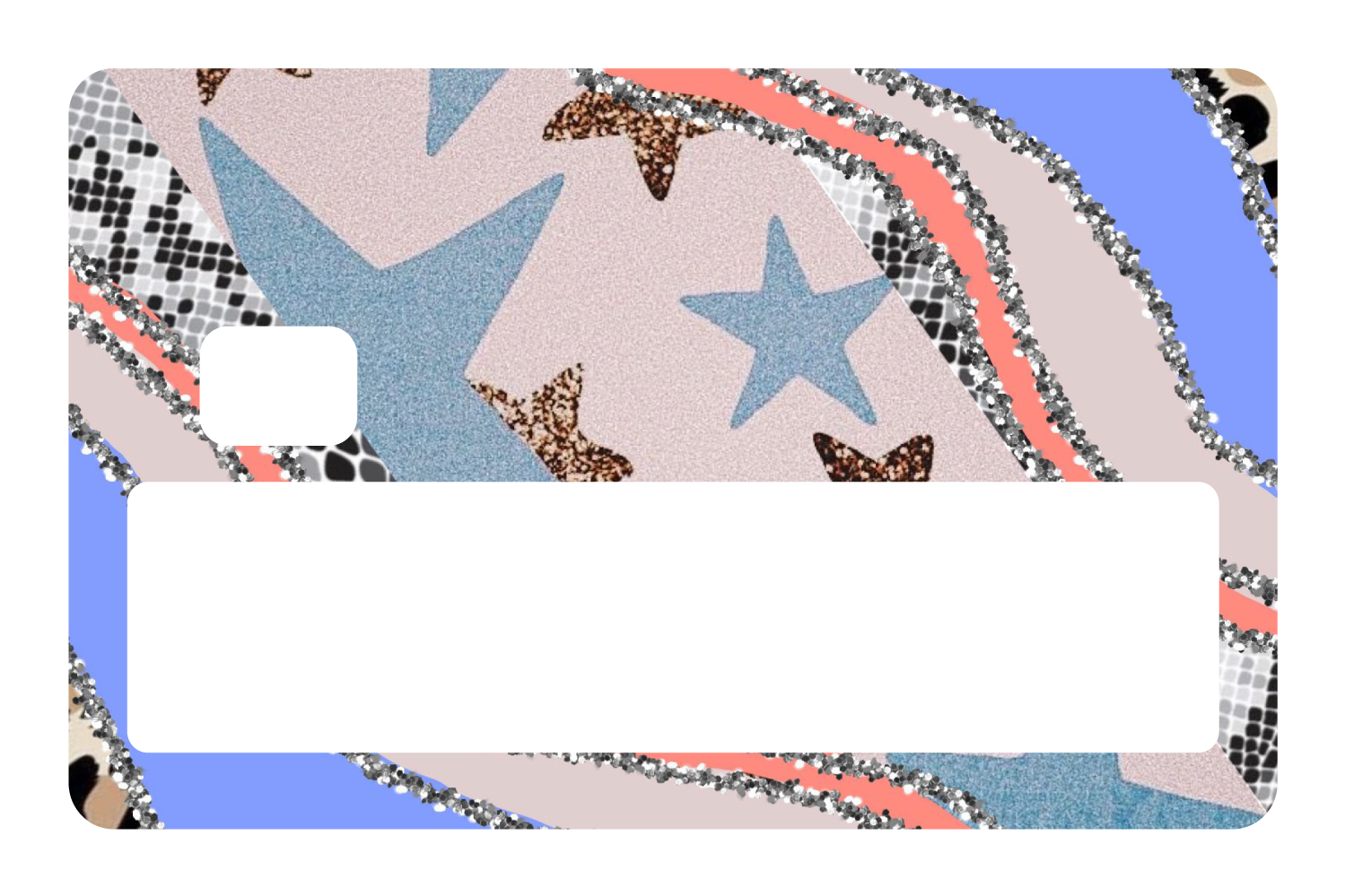 Purple Star Glitter - Card Covers - Originals - CUCU Covers