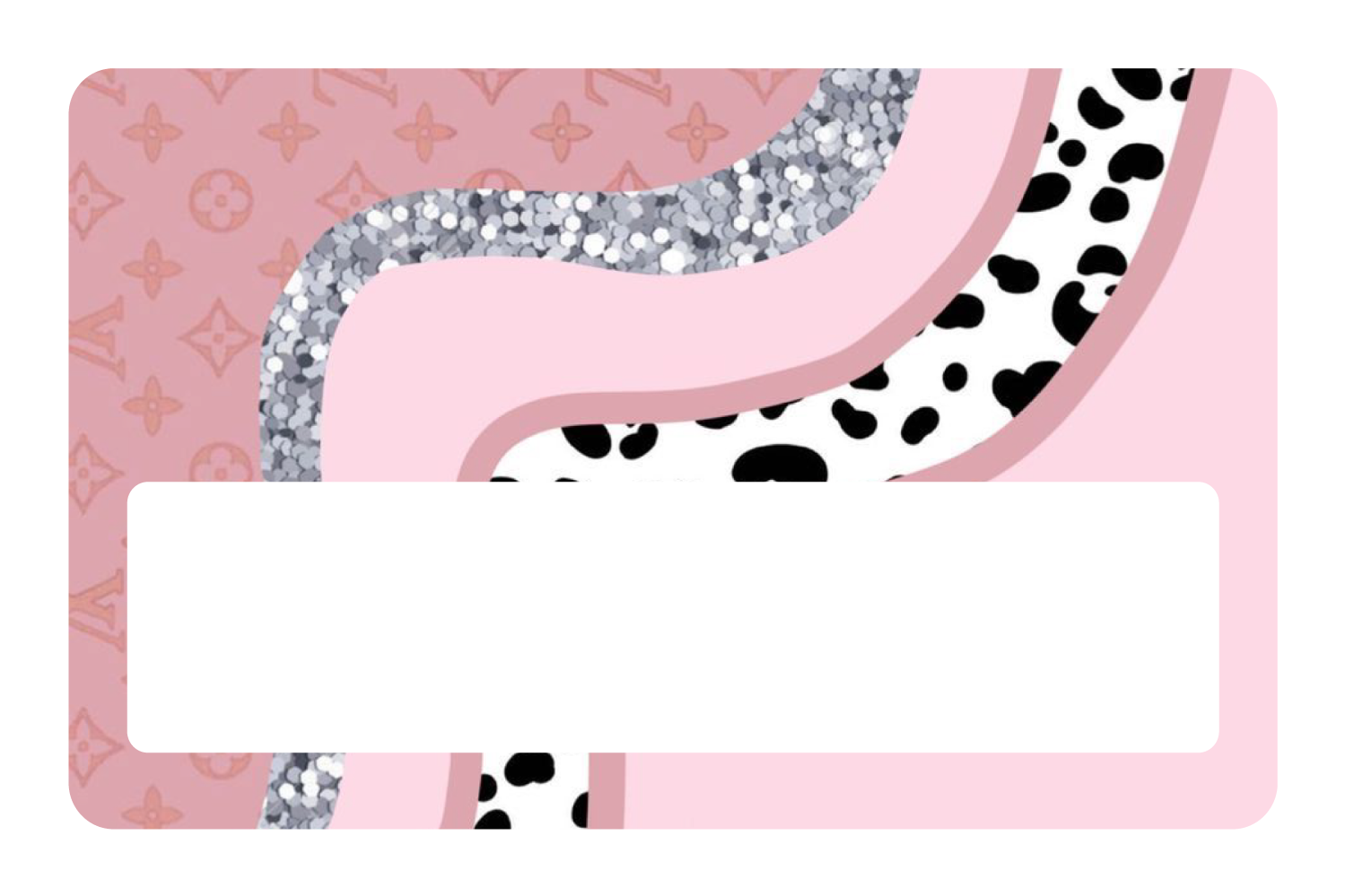 Pink Glitter - Card Covers - Originals - CUCU Covers