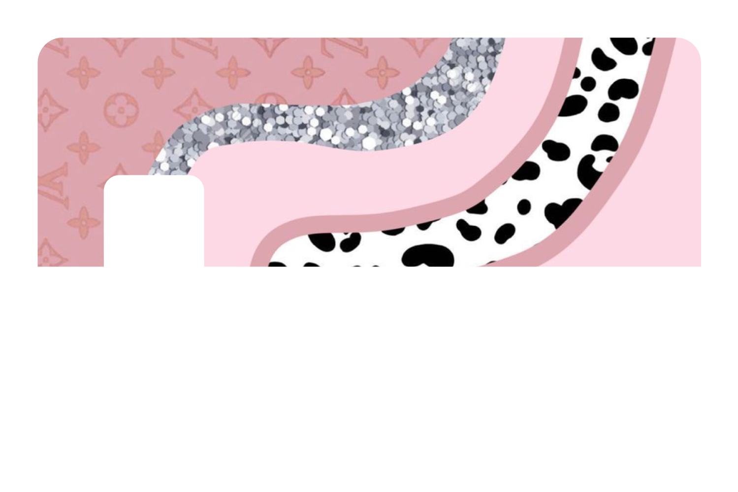 Pink Glitter - Card Covers - Originals - CUCU Covers