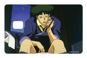Spike on the toilet - Card Covers - Cowboy Bebop - CUCU Covers
