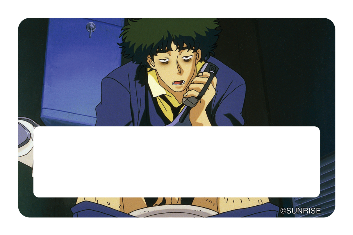 Spike on the toilet - Card Covers - Cowboy Bebop - CUCU Covers