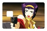 Faye with a gun
