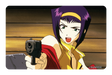 Faye with a gun - Card Covers - Cowboy Bebop - CUCU Covers