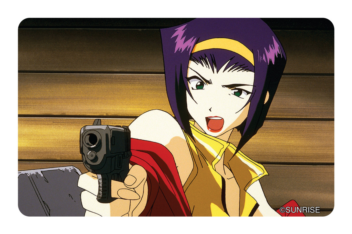 Faye with a gun - Card Covers - Cowboy Bebop - CUCU Covers