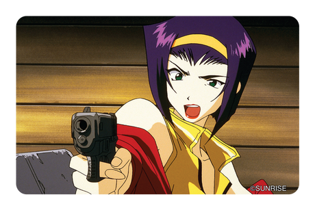 Faye with a gun - Card Covers - Cowboy Bebop - CUCU Covers